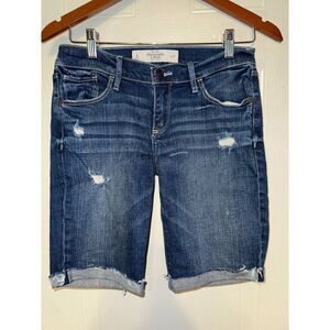 Abercrombie & Fitch Low-Rise Bermuda Jean Jorts Shorts Size 27